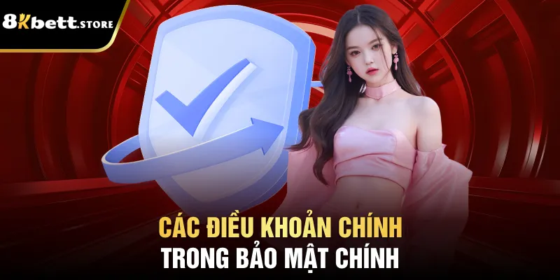 Các điều khoản chính trong bảo mật chính